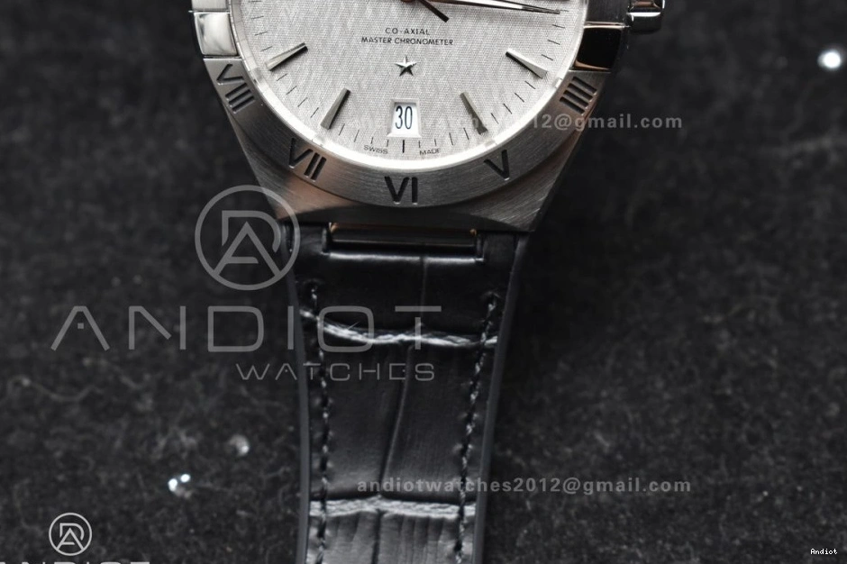 Strap Gray SS Clone A8900 Constellation Best Edition 1:1 VSF Black Gummy on Dial Super 1222